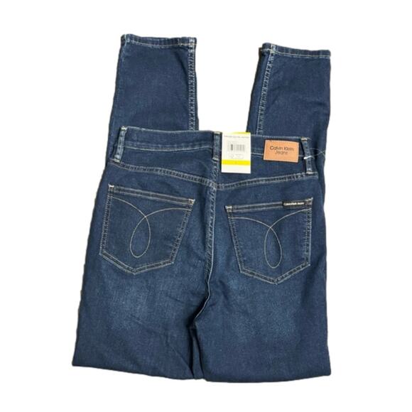 Calvin Klein Women's Jeans High Rise Skinny Blue Jean Size 6 NWT - Picture 3 of 9